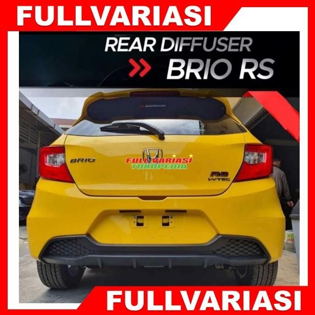 Diffuser Bumper Belakang All New Brio Rs 2019-2021 Cover Bumper Bawah