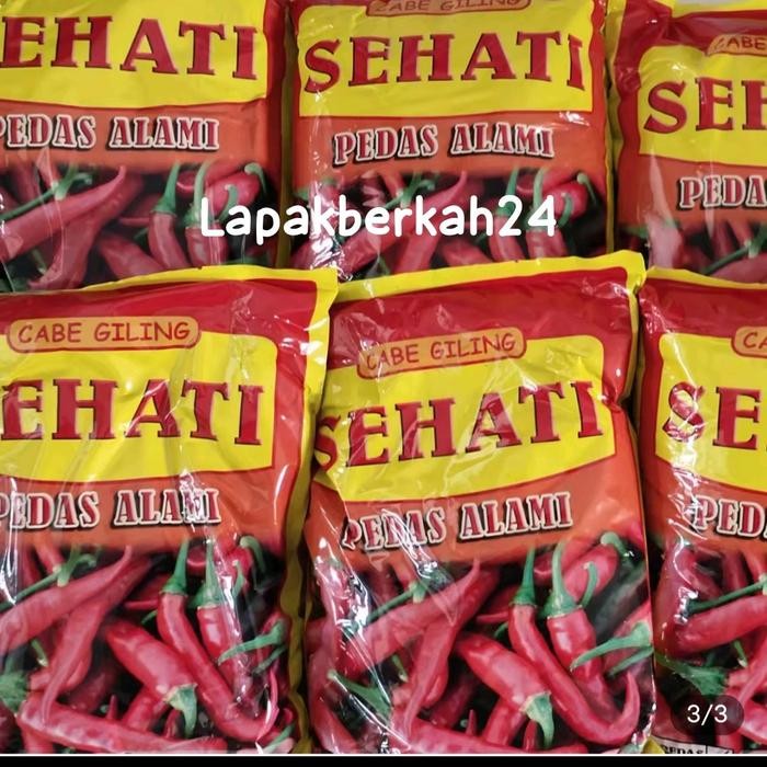 

( 1kg ) CABE BUBUK HALUS SEHATI XTRA PEDAS