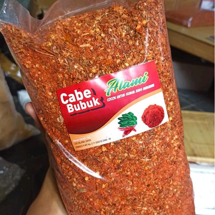 

1 kg cabe bubuk aroma daun jeruk asli exsta pedas kwalitas super hot