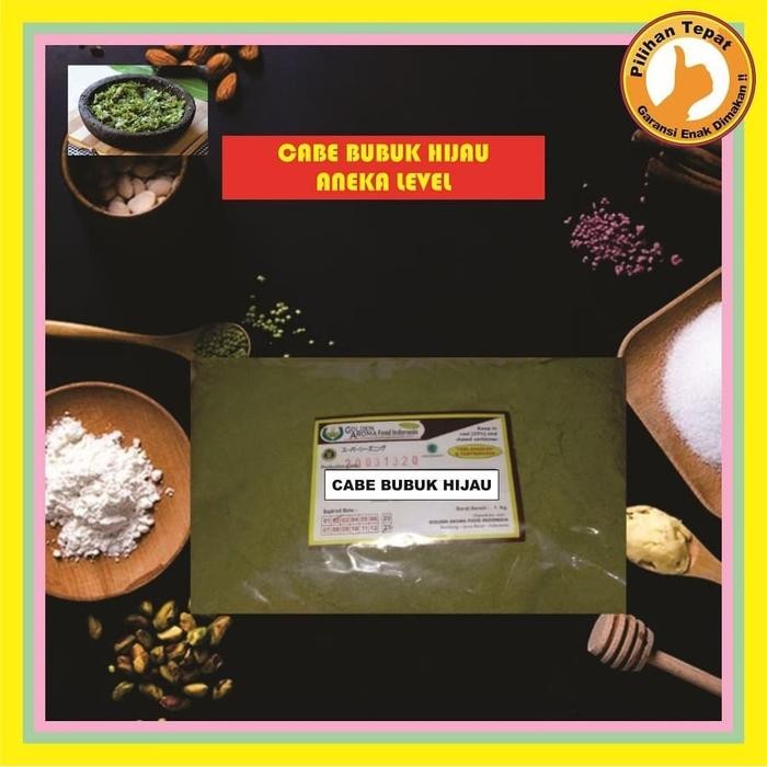 

Cabe Bubuk Hijau 1 Kg Enak Gurih Murah Halal Bubuk Cabe Ijo 1Kg Halal