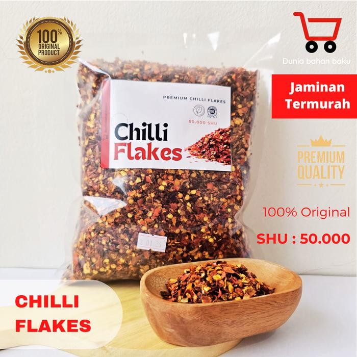 

Chili Granule / Cabe Bubuk Kasar / Chili Flake 500 g / 1 Kg Premium Grade A 100% ASLI