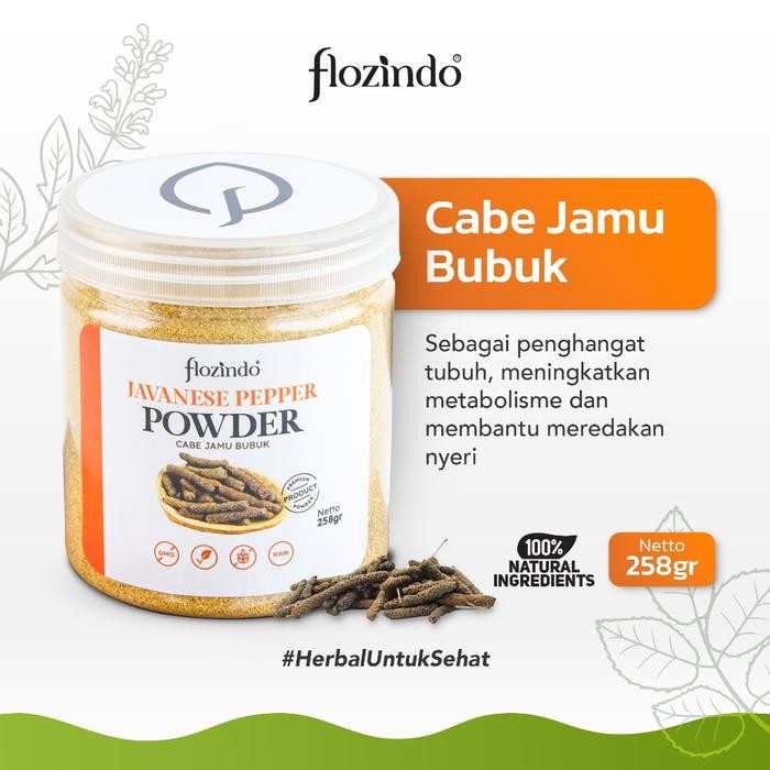 

Flozindo Javanese Pepper Powder / Cabe Jamu Bubuk (Cabe Jawa)