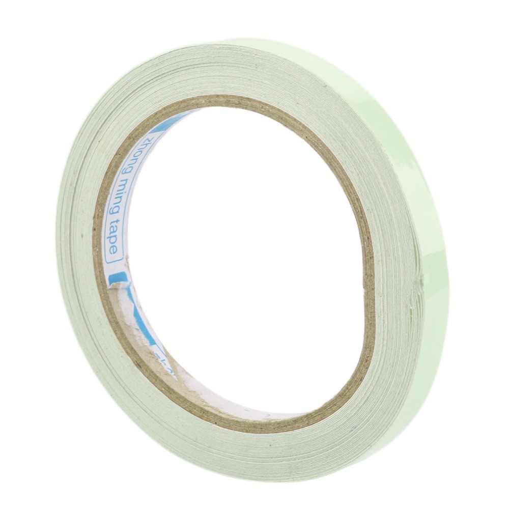 

Hot 10M 10/12/15/20/25mm Luminous Warning Tape Self-adhesive Tape Night Vision Glow In Dark Safety