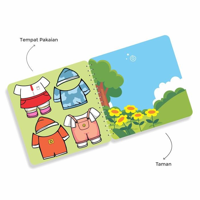 Paper Duck House Mainan Anak Edukatif Rumah Bebek Kertas Untuk Mengembangkan Imajinasi Dan