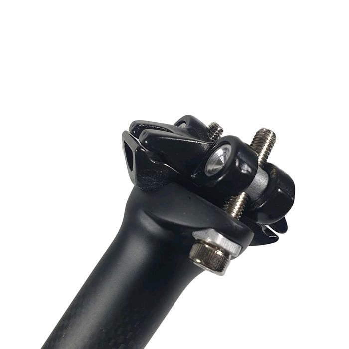 Seatpost Sepeda Fixie Roadbike Carbon Fiber Superlight Wacako 27.2Mm 40Mm