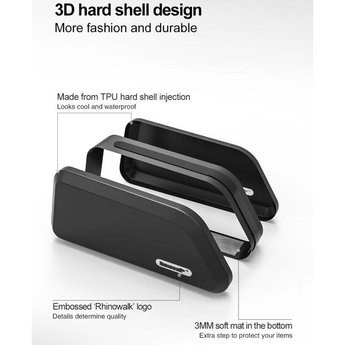 Rhinowalk Top Tube Frame Bag Waterproof 1.5 Liter Black