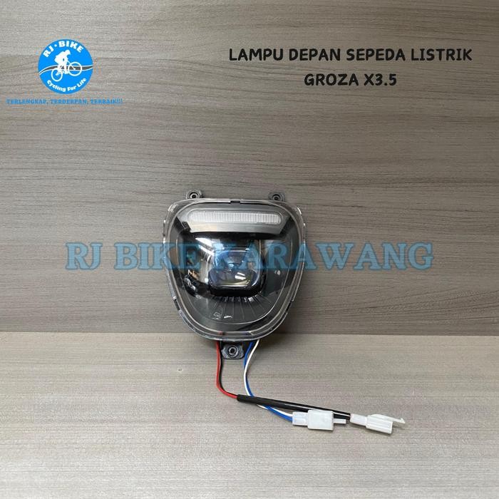 Lampu Depan Sepeda Listrik Exotic Groza