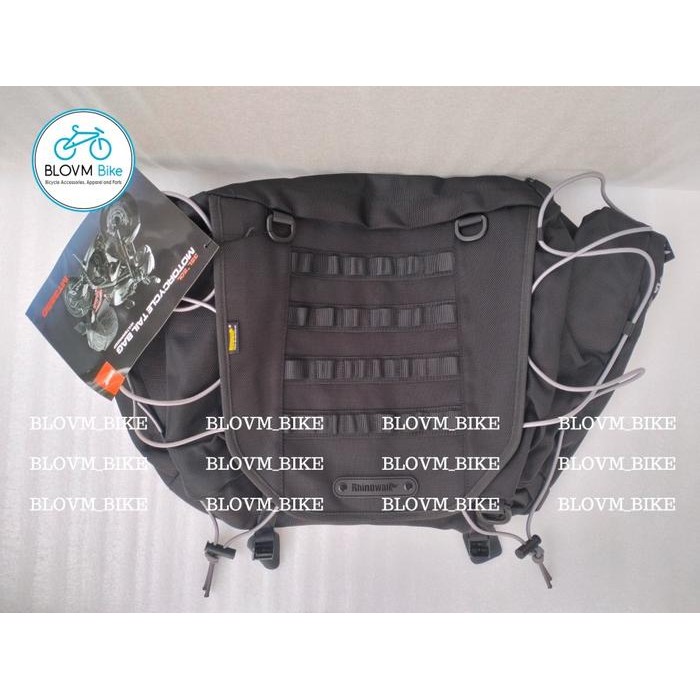 Tas Motor Rhinowalk Mt3550 Motorcycle Panier 35-50L Tail Bag Expandabl