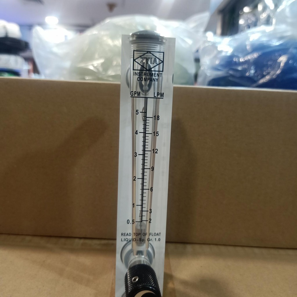 Flow meter 5 gpm Regulator / flow meter 18 LPM Regulator (pendek )
