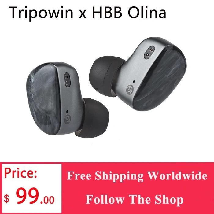 Tripowin x HBB Olina Earphone IEM 10mm Dynamic Driver Cavity Carbon