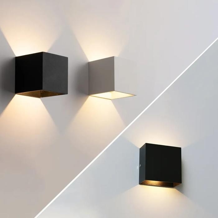 Modern Square Outdoor Wall Lamp Waterproof IP65 Indoor LED Wall Lamp