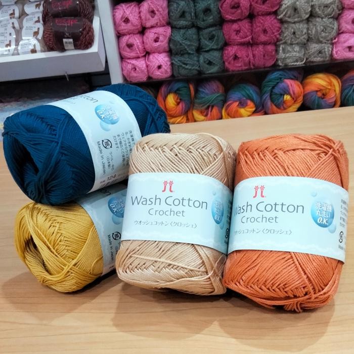 

Benang Rajut Import Wash Cotton