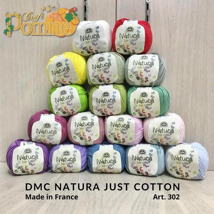 

Benang Rajut 100% Katun DMC Natura Just Cotton Art. 302 (50 gram)
