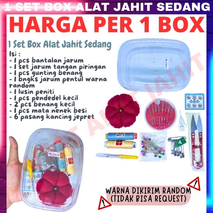 

1 SET PERLENGKAPAN ALAT JAHIT TANGAN PERALATAN MENJAHIT SEWING BOX