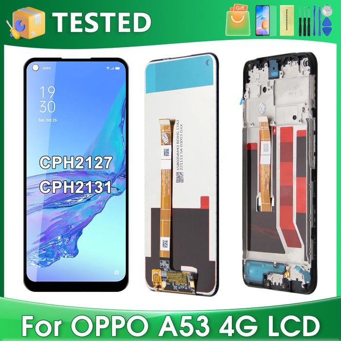 6.5''For OPPO A53S 4G For  OPPO A53 4G CPH2139 CPH2135 CPH2127 LCD Display Touch Screen Digitizer As