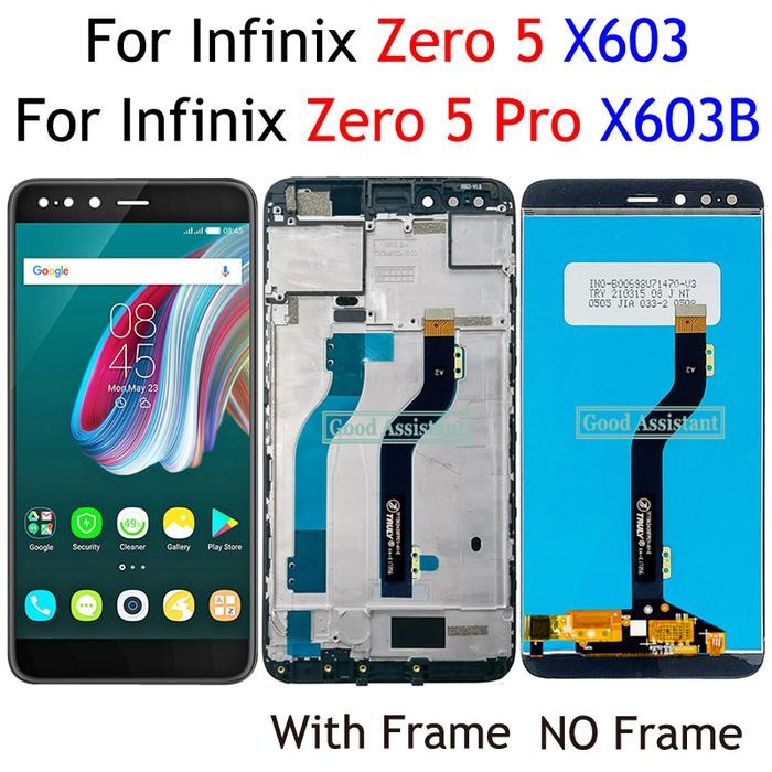 Black 5.98" For Infinix Zero 5 Zero 5 Pro X603 X603B LCD Display Touch Screen Digitizer Panel Assemb