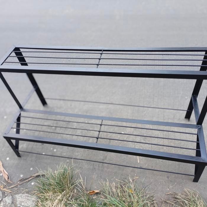 3 TINGKAT / 100 CM / Rak Susun Pot Bunga Baja Ringan / Rak Pot Bunga