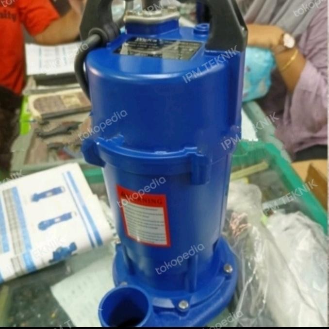Paling Baik Pompa Celup Air Kotor 2 Inch Submersible 1 Phase 0,75Hp