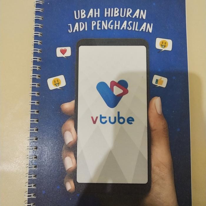 

buku catatan notebook spiral dan panduan dasar Vtube
