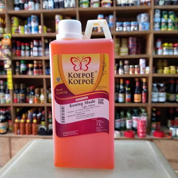 

Koepoe Koepoe Pewarna Pangan Kuning Muda 1liter