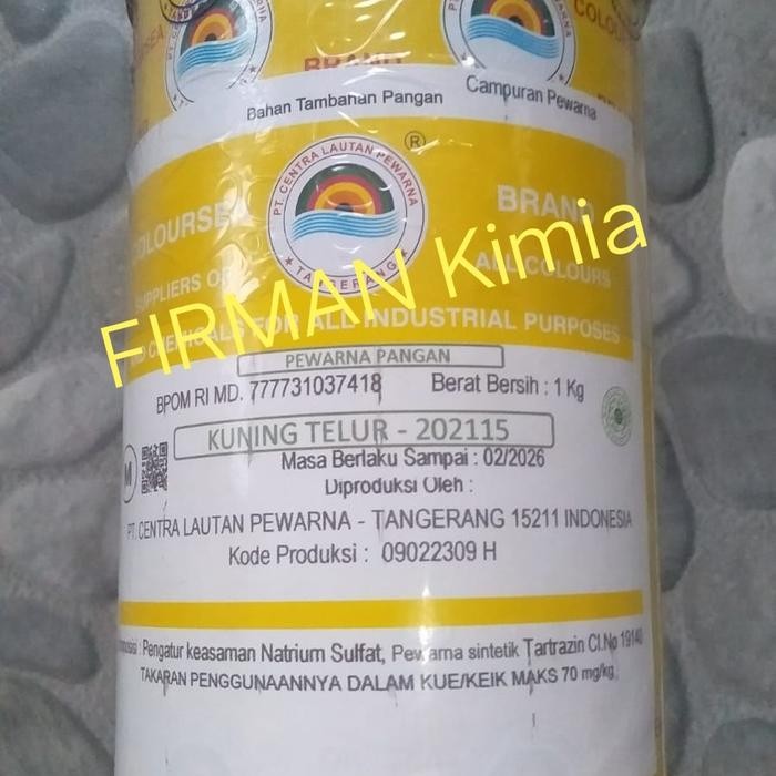 

Pewarna makanan berat 1 kg kuning telur-202115 coloursea