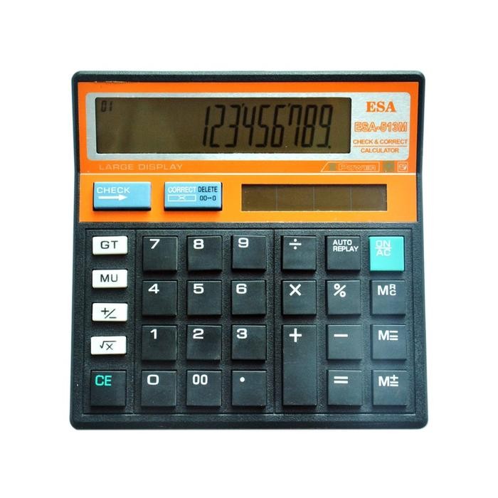 

Kalkulator Meja Dagang 12 Digits Kalkulator Check Correct TERMURAH