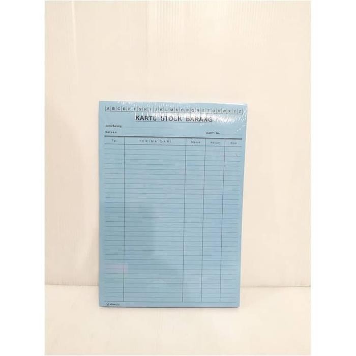KARTU STOK BARANG / KARTU STOCK KWARTO / KARTU STOCK BARANG FOLIO