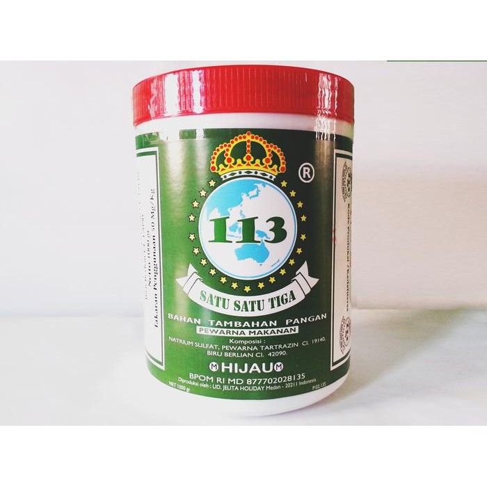 

Pewarna Makanan Hijau/ Food Coloring Green 1000 gr