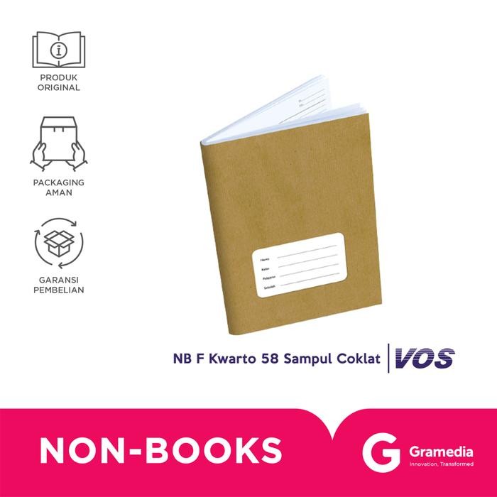 

VOS F KWARTO 58 SAMPUL COKLAT ISI 10