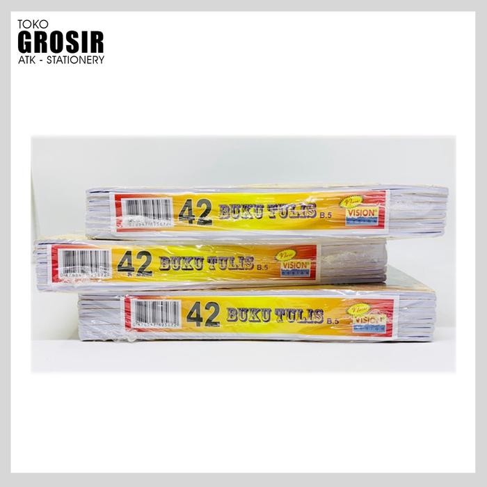 

Buku Tulis Boxy Vision 42 Lembar 1 Pack isi 6 Buku