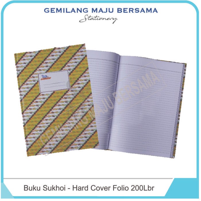 

Buku Sukhoi Hard Cover Folio 200 Lembar