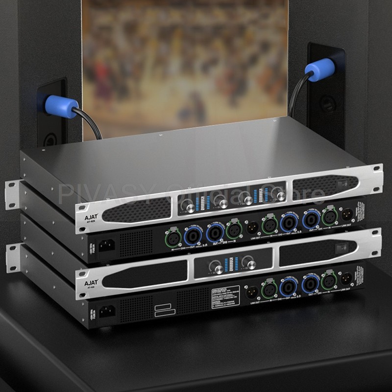 750-2000W*2 High Power Professional Sound Amplifier 2/4 Channel Hifi Digital Subwoofer Amplifier