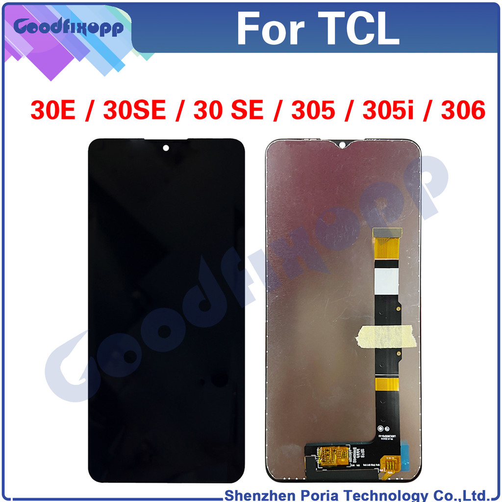 For TCL 30E 30SE 30 SE 305 305i 306 6102 6102A 6102D 6102H 6165 6127 LCD Display Touch Screen Digiti