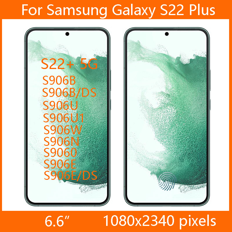 AMOLED Display For Samsung Galaxy S22 Plus LCD Display Touch Screen Assembly For Samsung S22+ S906B 