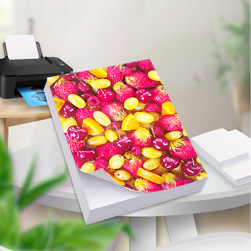 

A4 A5 A6 135/150G Adhesive Backed Photo Paper Single-Sided Glossy Sticker Inkjet Printer Use