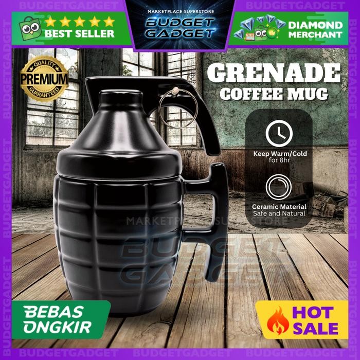 Gelas Mug Model Granat Tangan