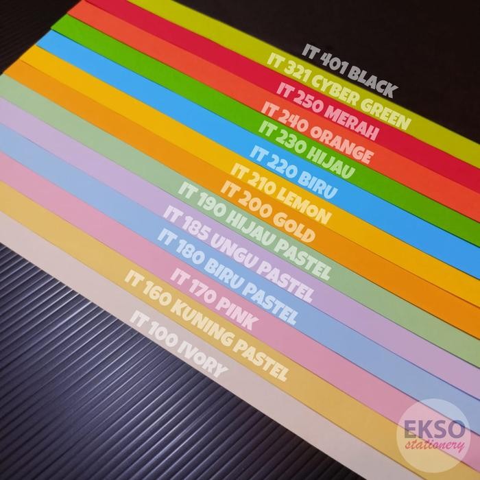 

Kertas Hvs Eceran Warna Warni A4 80 Gsm