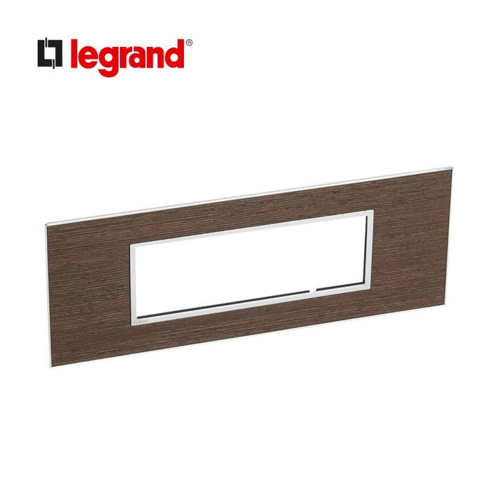 Legrand Frame 6 Mod Wenge Wood 575045