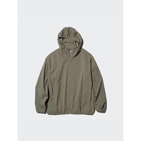 Jastip Jaket Parka Saku Uv Protection Anti Air Waterproof Pria Uniqlo