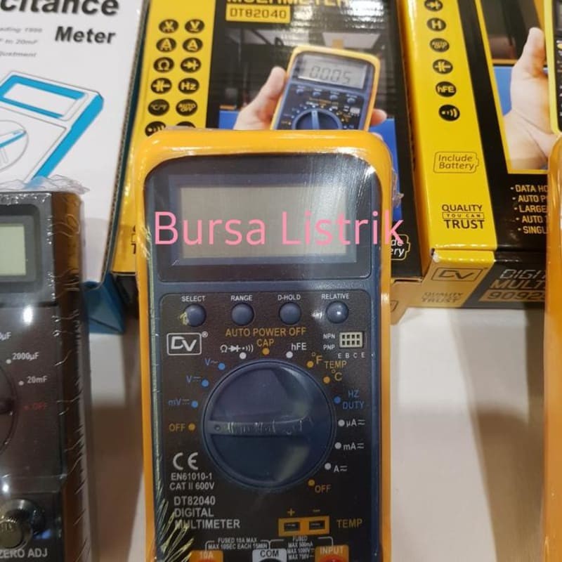DT82040 Auto Range Multimeter DV