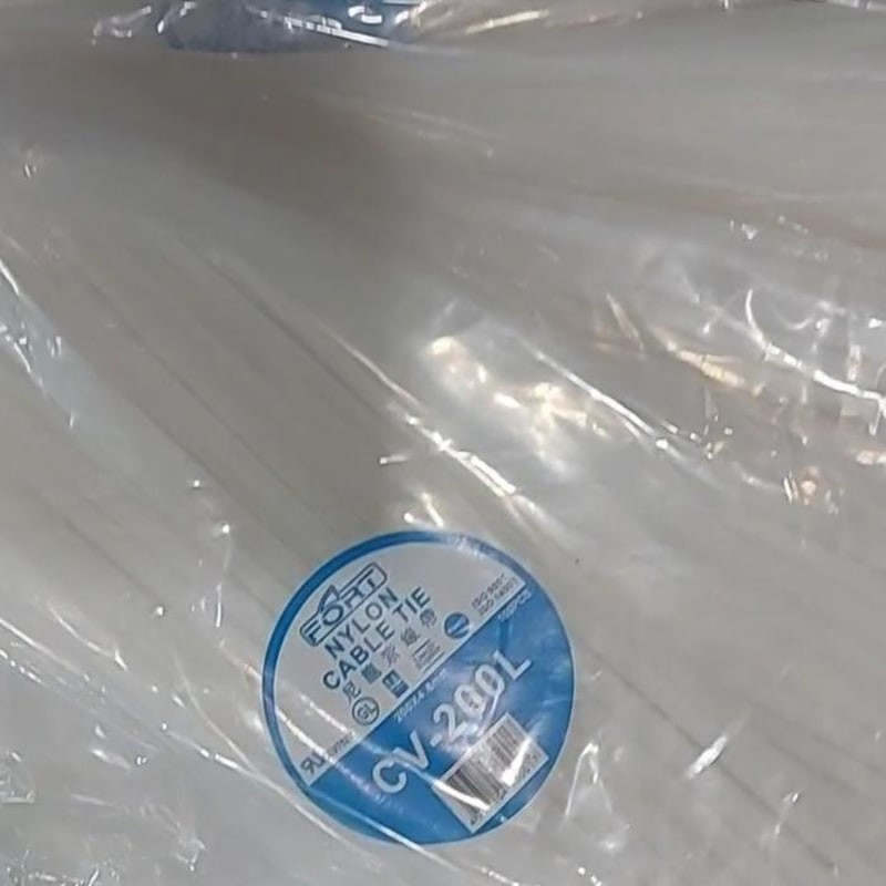 

Nylon Cable Tie Cv 200L FORT ties 200 x 4.8 mm per pack 100pcs 20cm