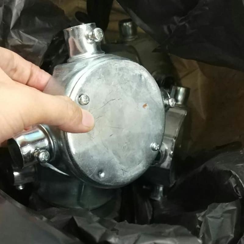 TDUS E25 GALVANIS CABANG 3 T dus 1 inch 3 way circular junction box