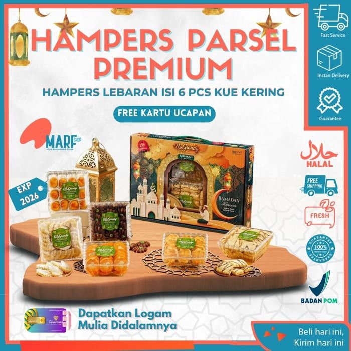 

New PAKET HAMPERS PARCEL LEBARAN RAMADHAN KUE KERING CAKE COOKIES RAMADAN