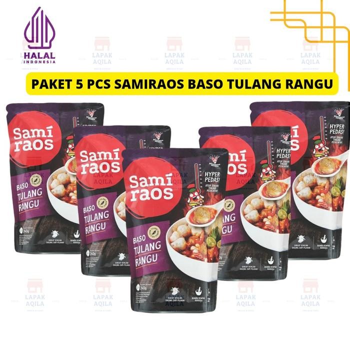 

New Samiraos Baso Tulang Rangu 5 Pcs