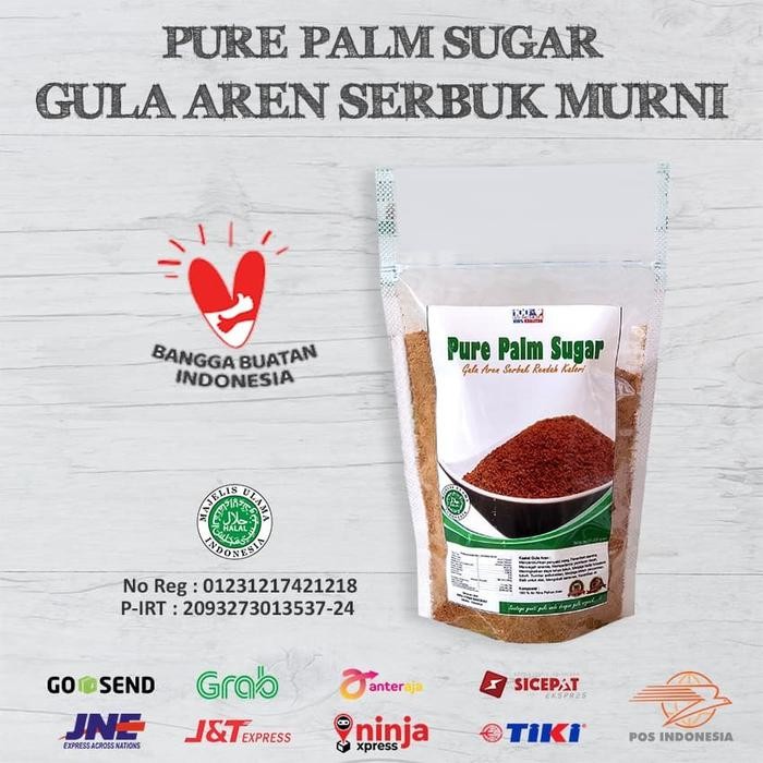 

New Pure Palm Sugar - Gula Aren Murni 100% Kwalitas Super Premium - 200gr