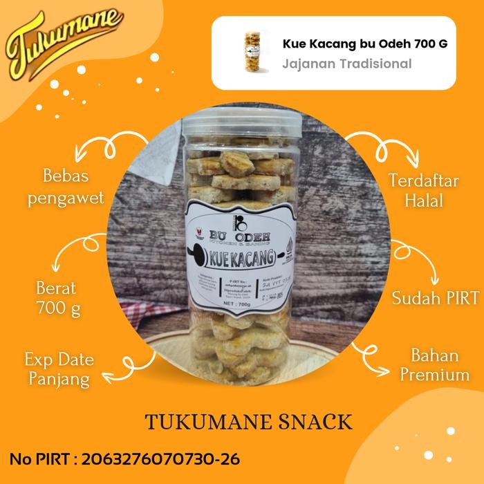 

New Kue Kacang Bu Odeh Berat 700g Murah Enak