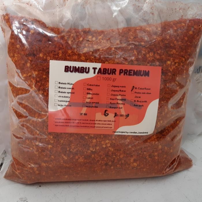

New BUBUK CABE KASAR HOT JELETOT AROMA DAUN JERUK 1 KG