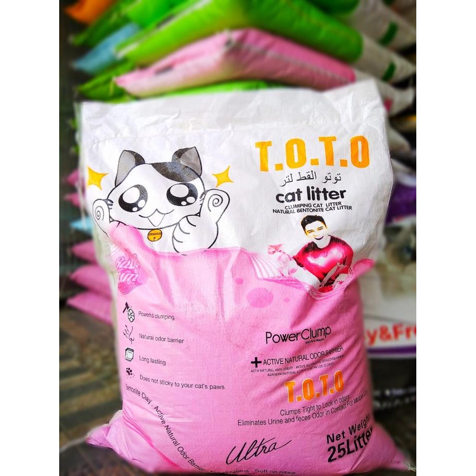 Pasir Kucing Toto Cat 25 Liter /