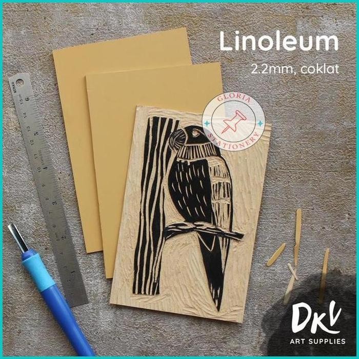 

Karet Lino A4 / A5 / A6 / 20x20cm Cut Cukil / Linocut / Linoleum /