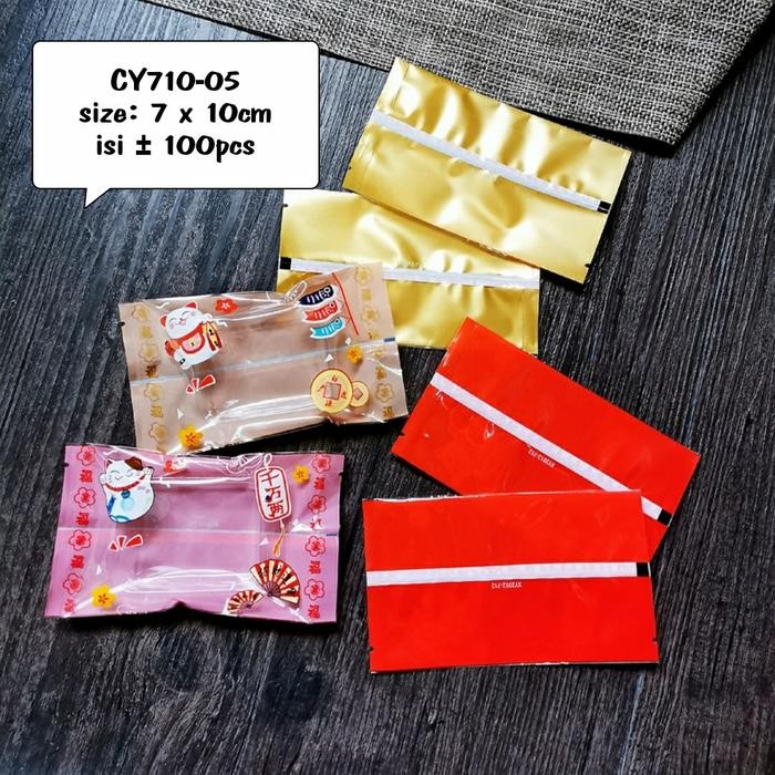 Plastik Cookies CY710-05 Plastik Nastar Kue Kering Imlek Sincia Kode 1132